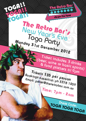 Flyer and Poster Design for the Retro Bar