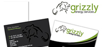 Logo and Business Card design for Grizzly Energy Services