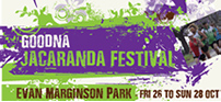 Poster and Flyer design for The Goodna Jacaranda Festival